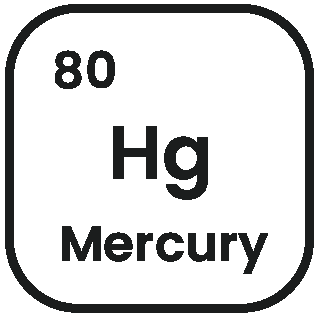 Mercury square element icon
