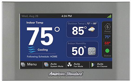Premier Programmable digital thermostat display