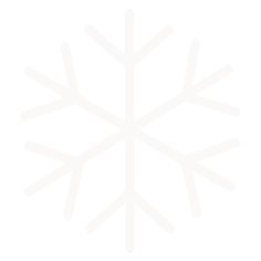 Line art snow flake as a Winter Icon